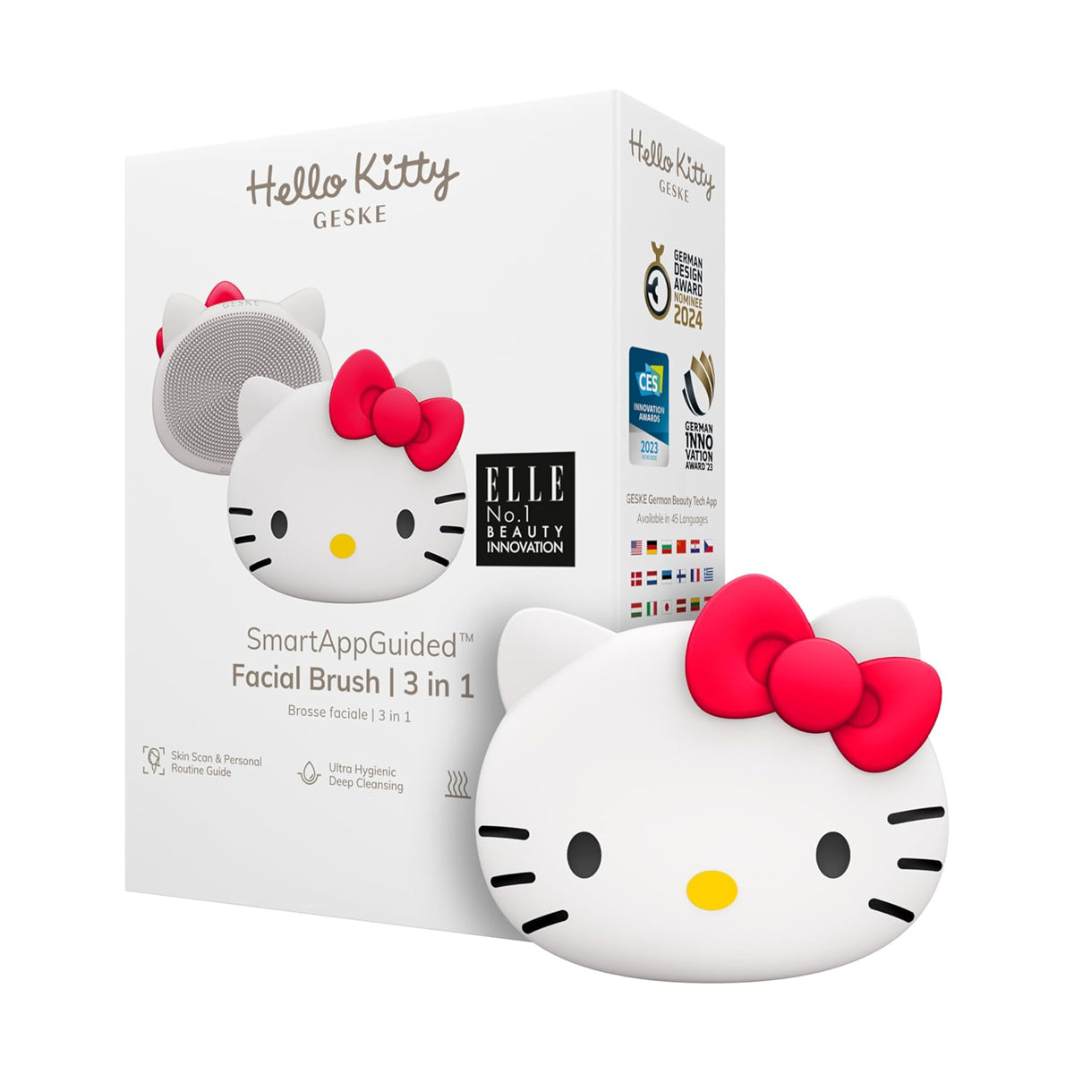 Geske Facial Brush 3 in 1 Hello Kitty